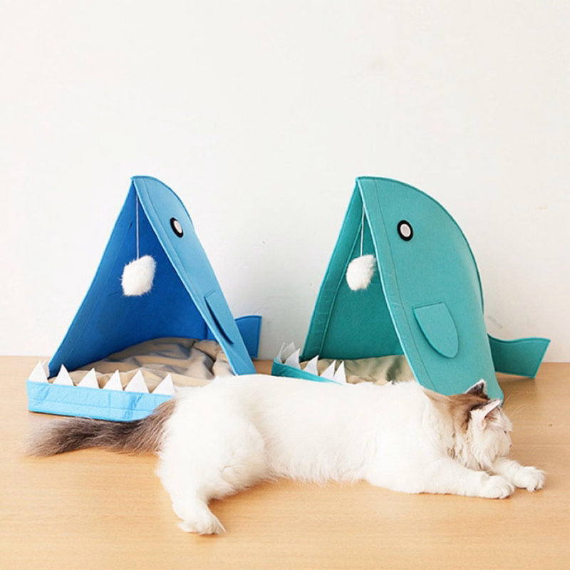 Shark Pet Bed Pet Nest House Tent for Dog & Cat