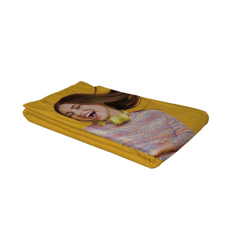 8' Straight Splash Floor Display Wrap Graphic Panel (Recycled Polyester Knit)