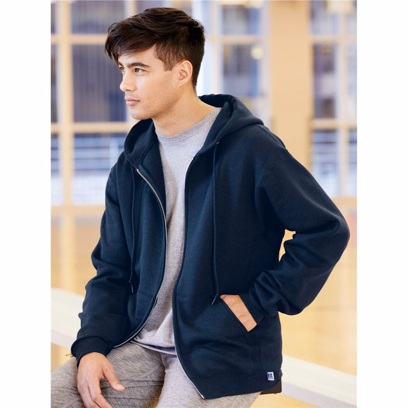 Unisex Dri Power® Full-Zip Hooded Sweatshirt - 697HBM