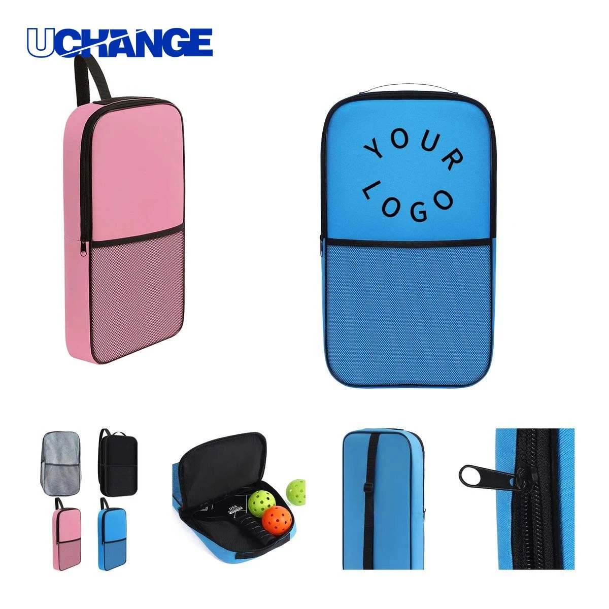 Polyester Pickleball Bag for Two Paddles 1