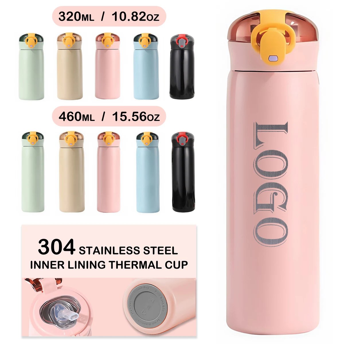Personalized custom stainless steel thermal cup 1