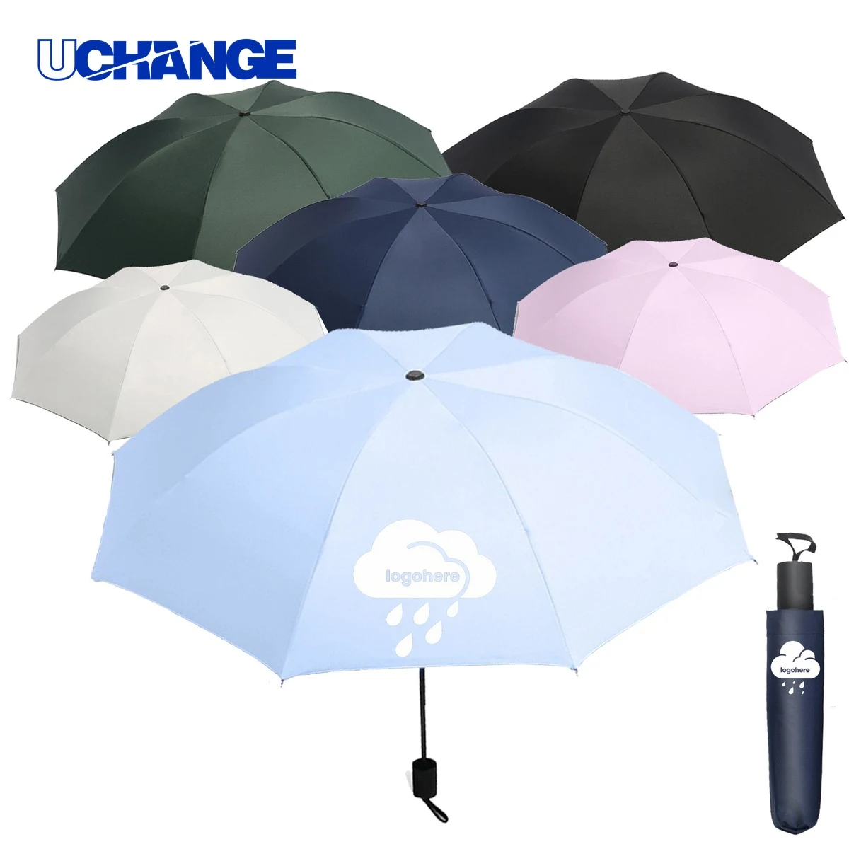 Reverse Umbrella with Logo 1