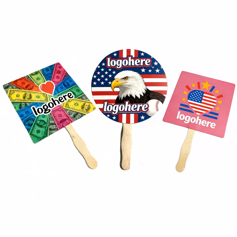 Natural Wood Hand Fan