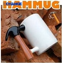 13oz Ceramic Hammer Mug Drinkware for Novelty Gifts & Desk Use