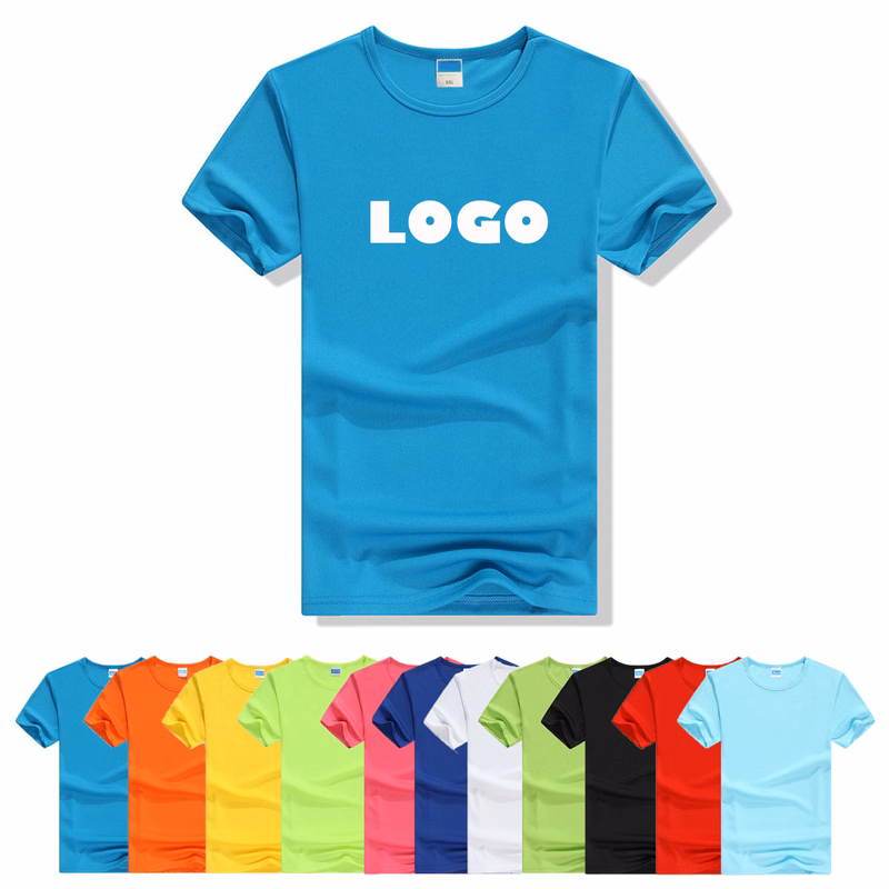 Crew Neck Kids Quick Dry T Shirt