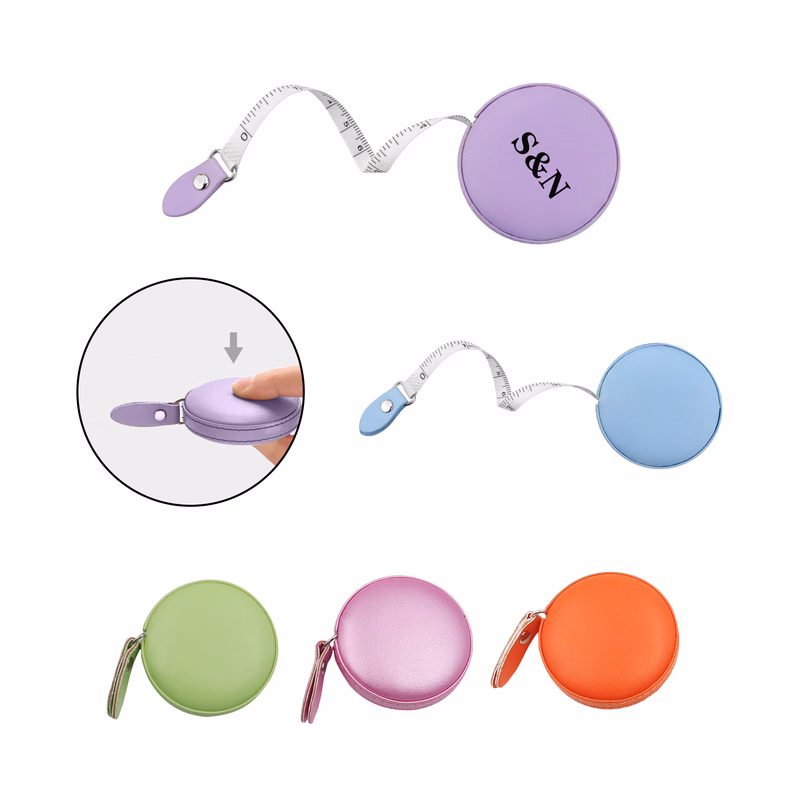 Round PU Leather Measuring Tape MOQ 80PCS