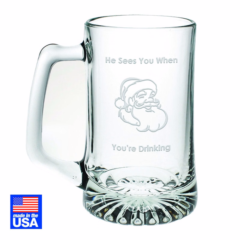25 oz Beer Glass Mug (Made in the USA)