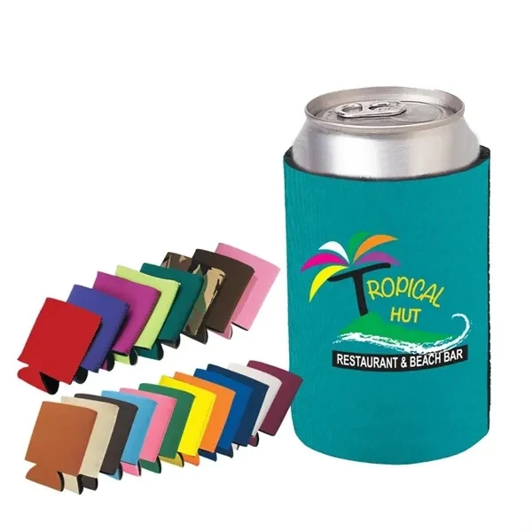 Custom 12 oz Polyester Beverage Insulator — Collapsible Full-Color Cooler, custom koozie with logo imprint 1