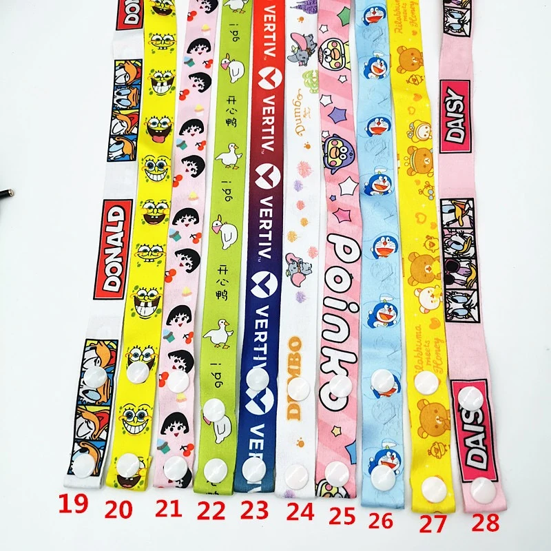 Dye Sublimated Lanyard Mask Holder Clip 1