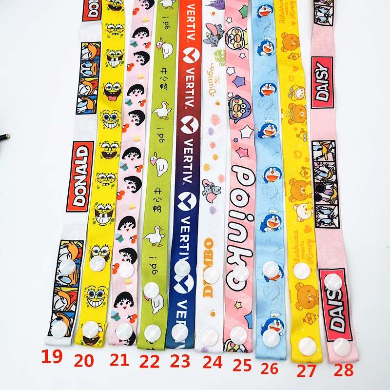 Dye Sublimated Lanyard Mask Holder Clip