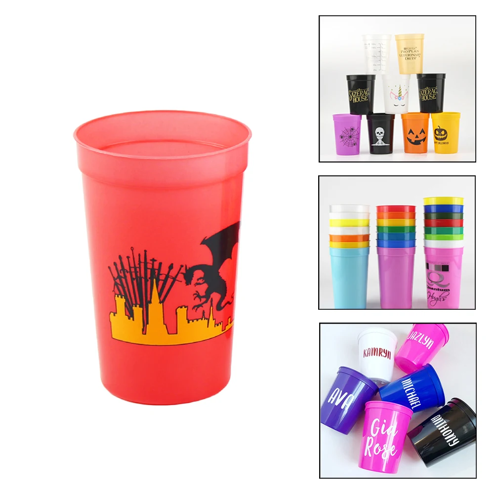 22 Oz Mood Color Changing Plastic Stadium Cups 1