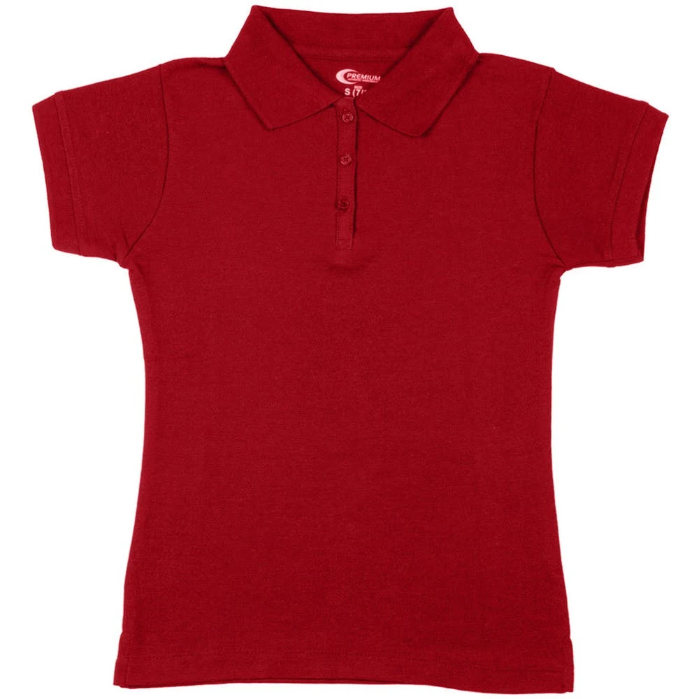 Girls' Polo Shirts - Red Size 10/12 (M) 1