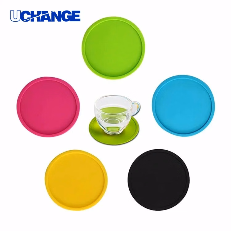 Silicone Coaster Set for Home Dining & Office Tables
