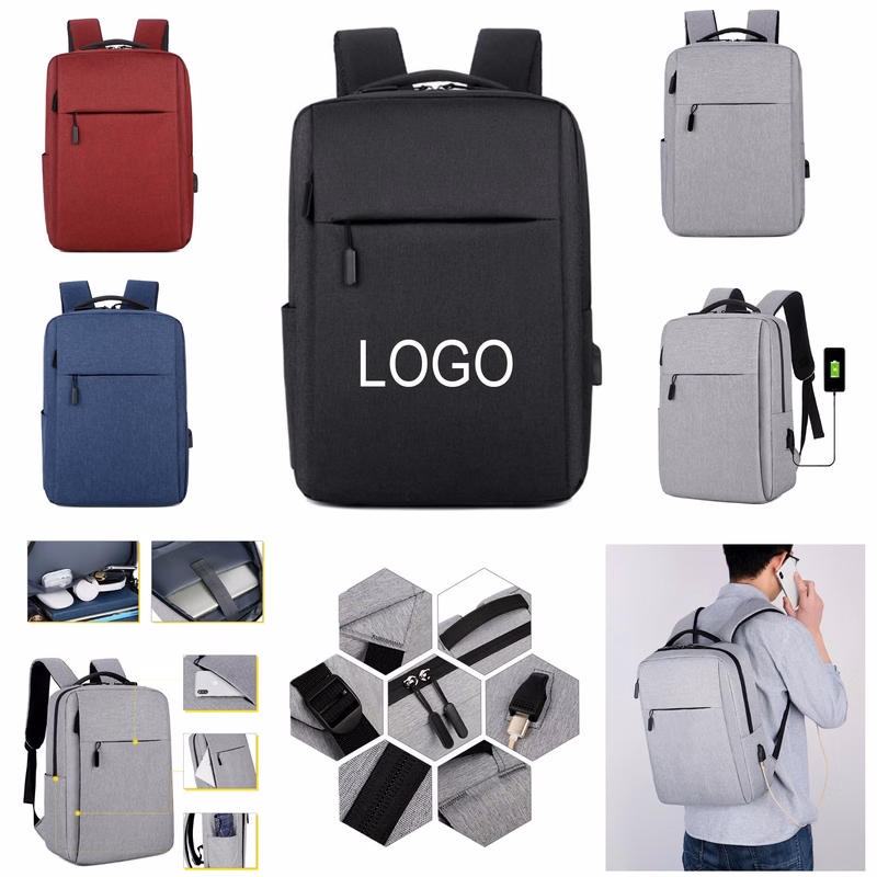 Travel Laptop Backpack With USB Charging Port