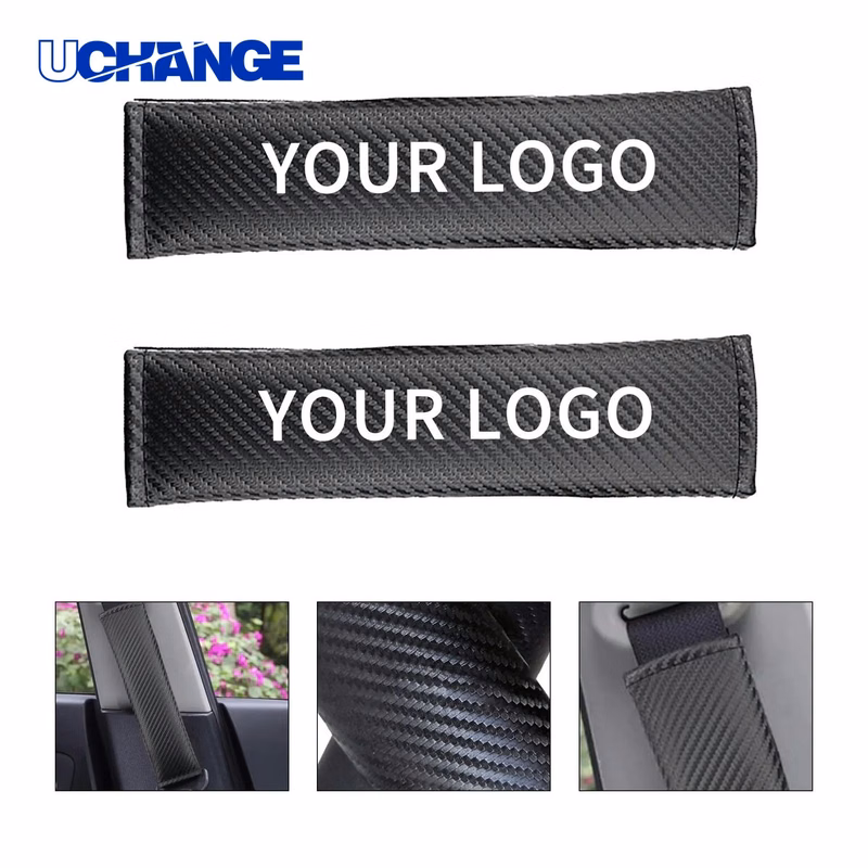 Leather Seatbelt Pad Cushion for Travel Comfort