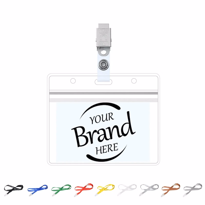 Lanyards With Badge Holder Combo Clear Vinyl