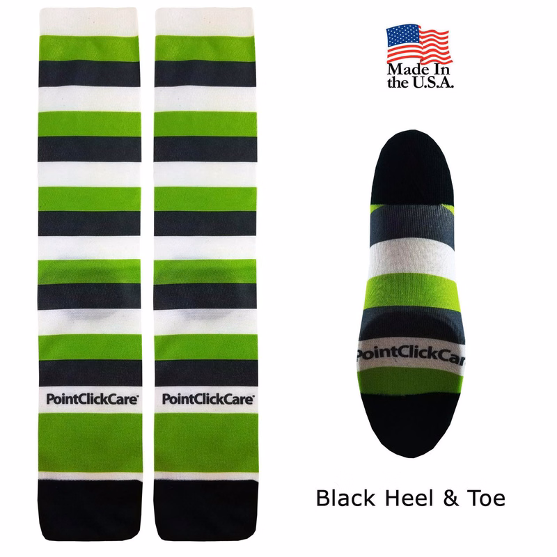 Full Color Couleurs Dye Sub Dress Socks