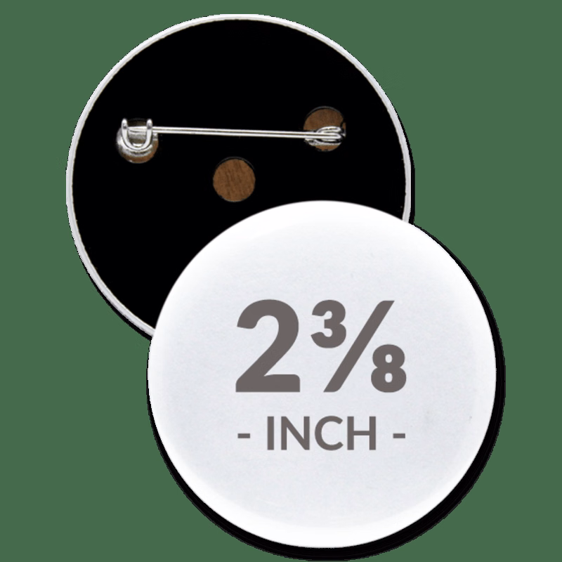 2 3/8 Inch Round Custom Buttons
