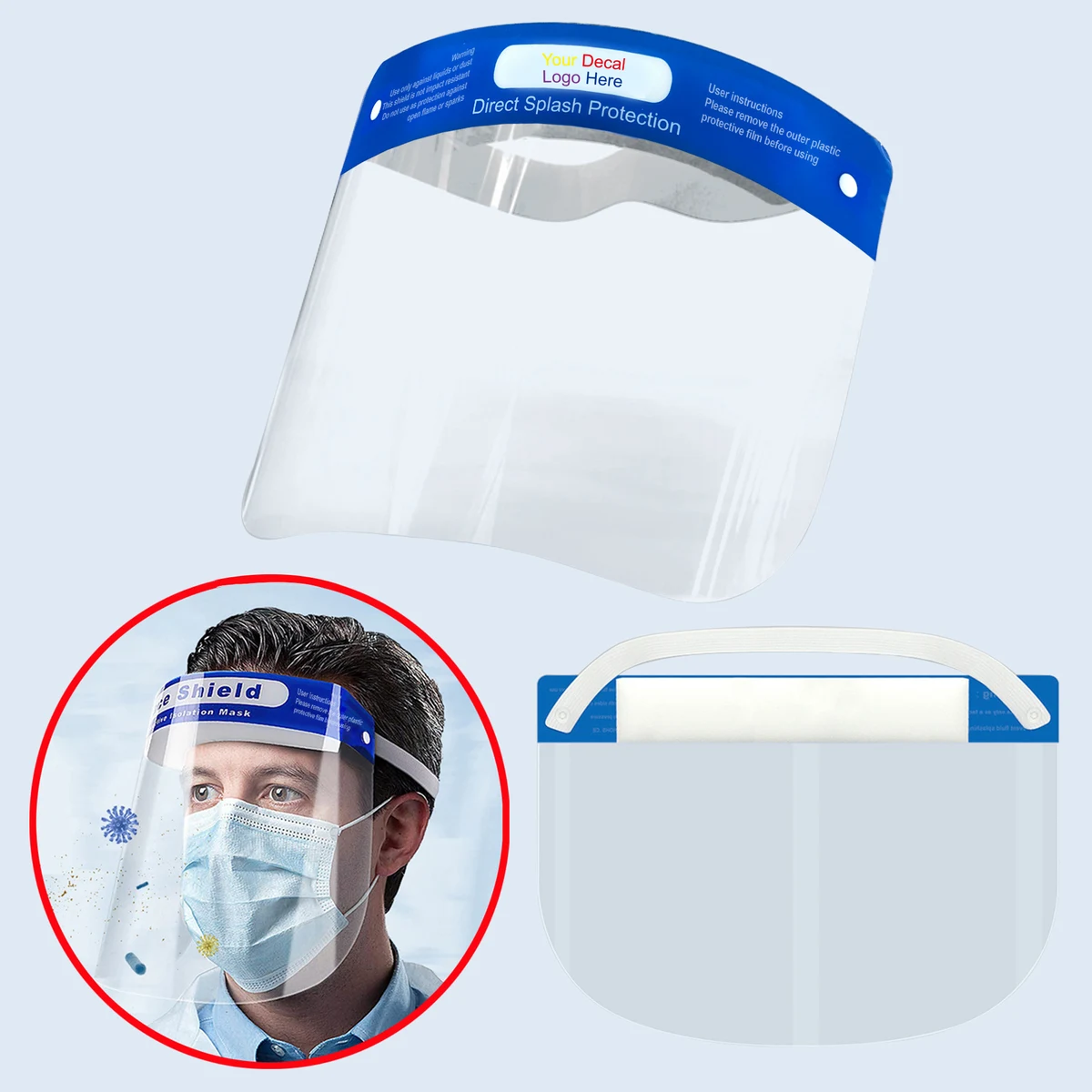 PPE Face Shield With Your Logo On It 1