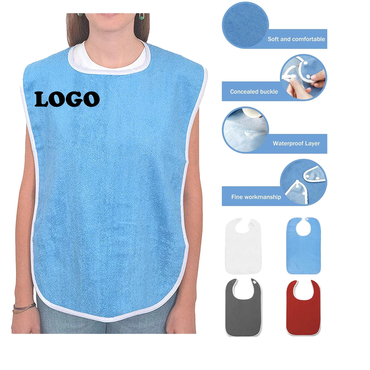 MOQ 5 pcs Towel Bib 1