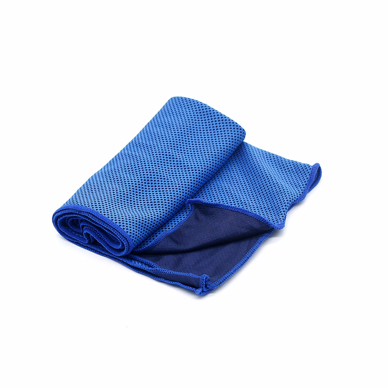 Polyester Cooling Sports Towel With Mesh Pattern