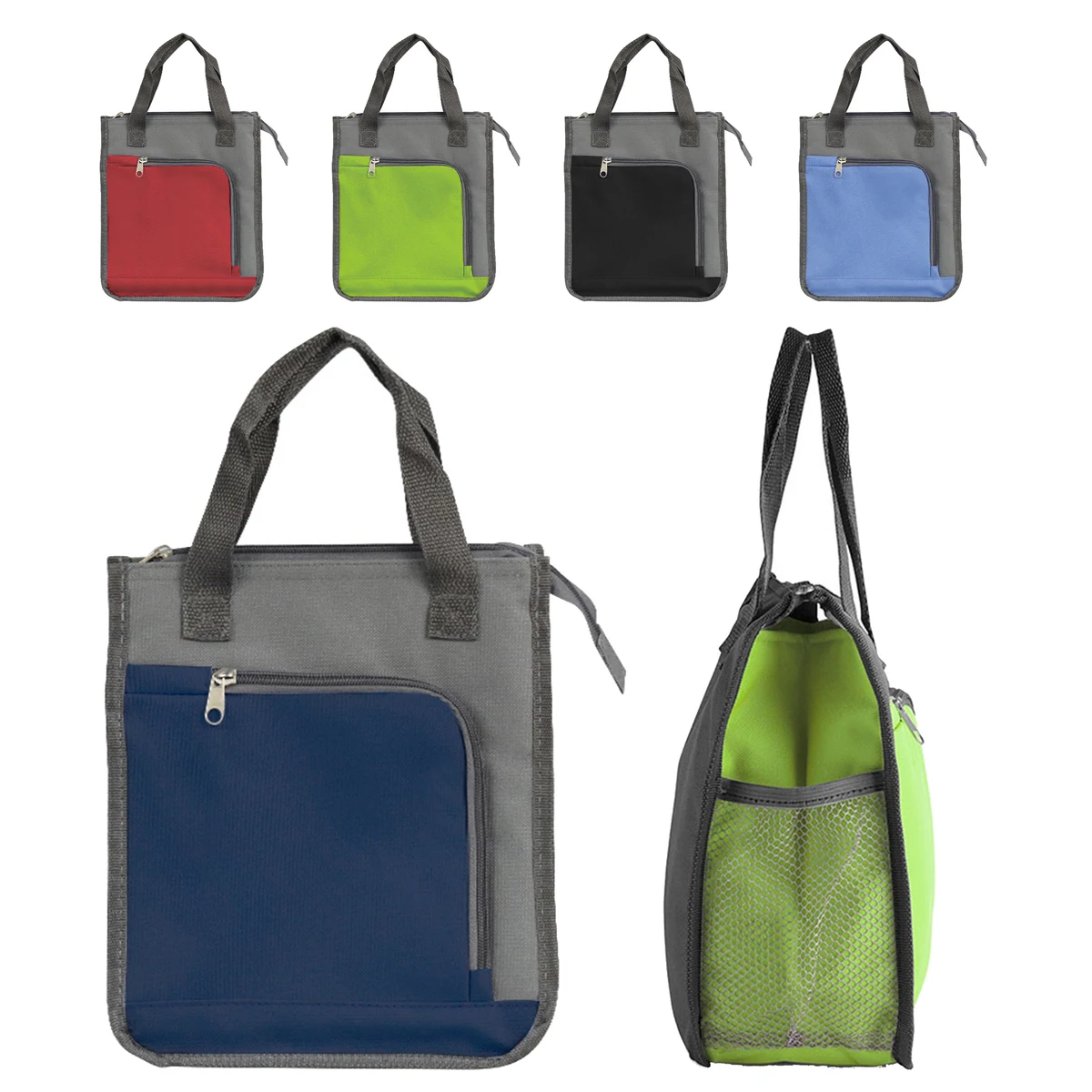 Simple Oxford Cloth Outdoor Campus Work Bento Bag 1
