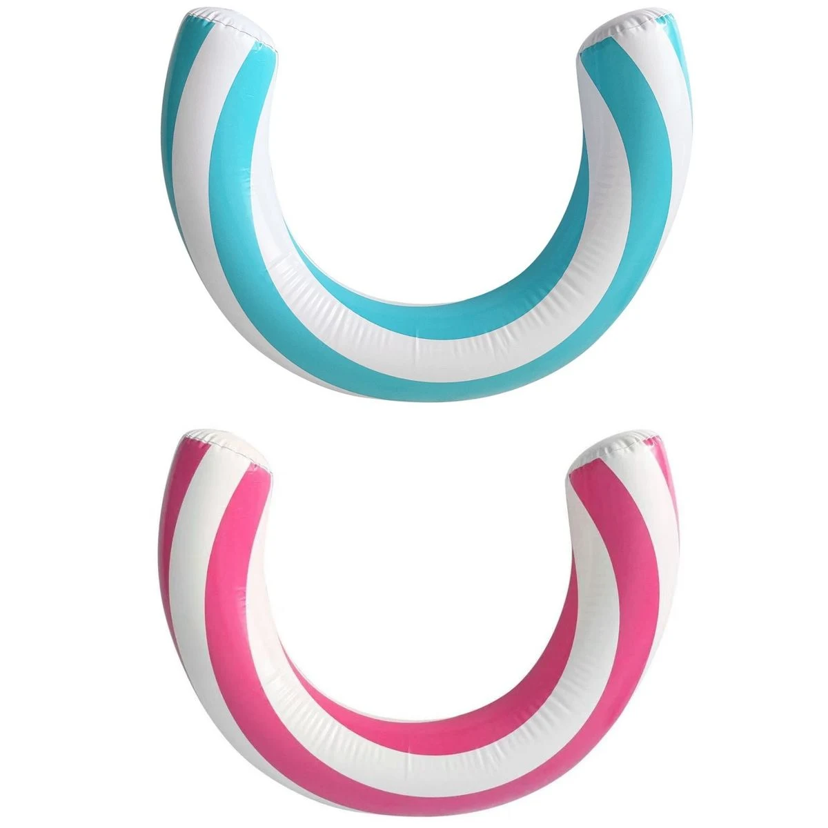 U-Shaped Striped PVC Inflatable Float 1