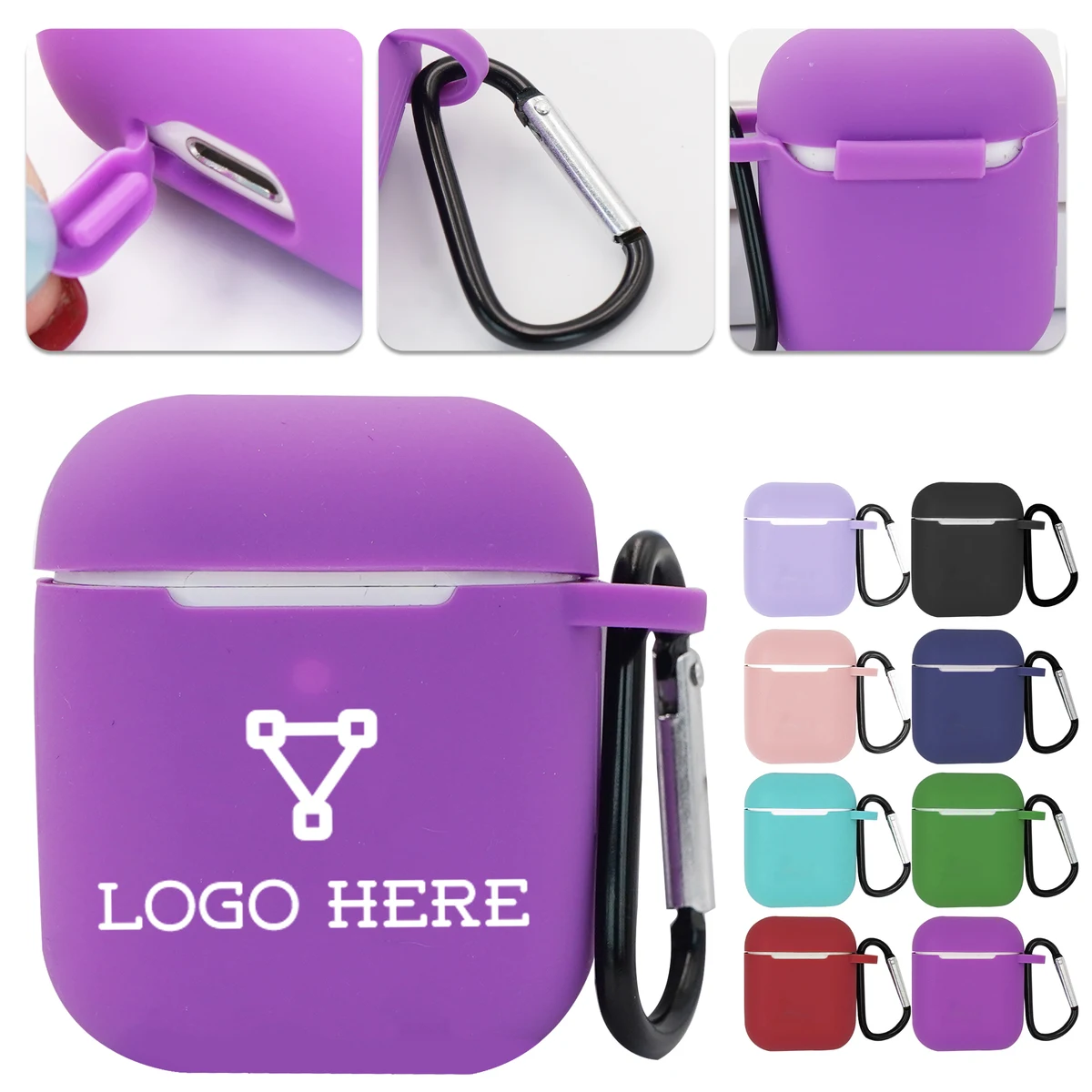 Custom Silicone Earphone Cover / Pods Case 2 1