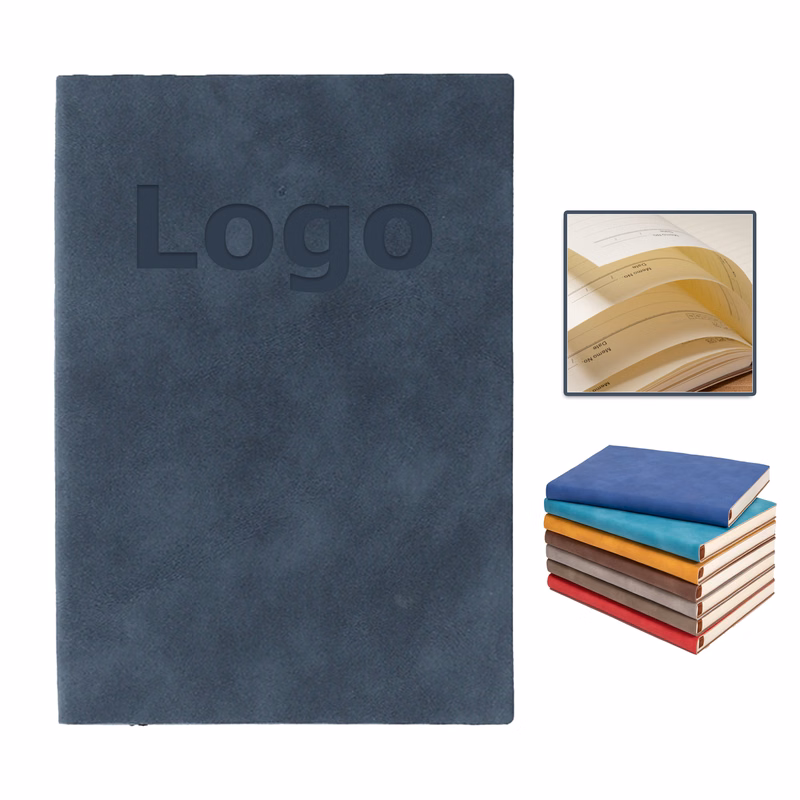 A5 Leather Notebook Can Be Customized Logo