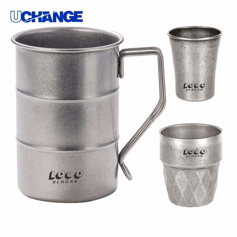 Vintage Oil Drum Stainless Steel Mug Container