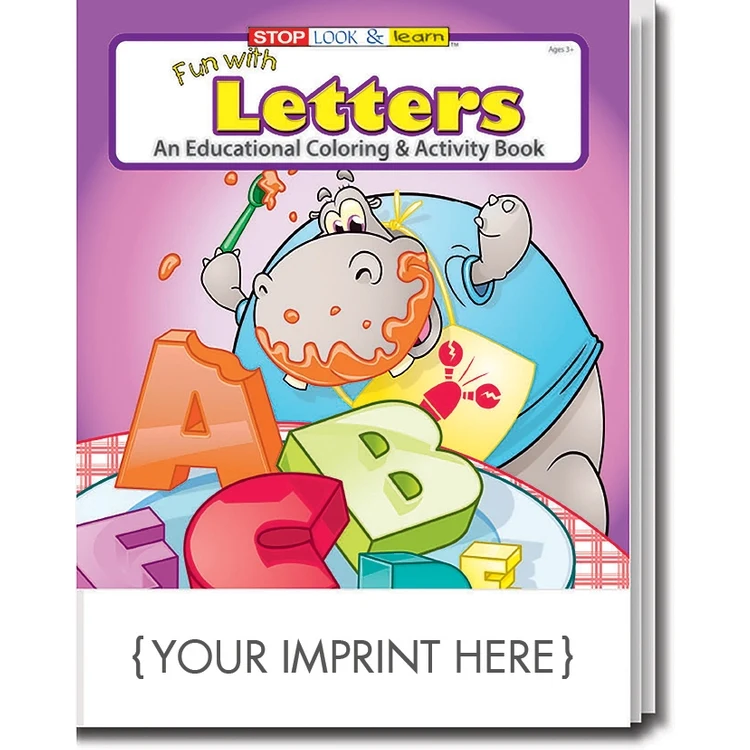 COLORING BOOK - Fun With Letters Coloring & Activity Book 1