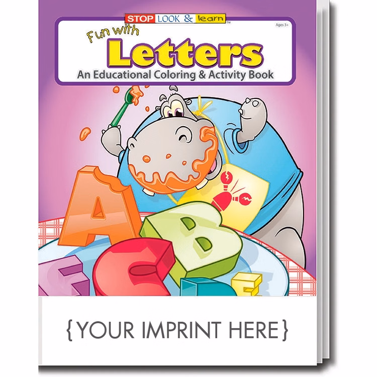 COLORING BOOK - Fun With Letters Coloring & Activity Book