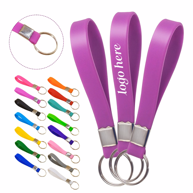 Portable and Durable Silicone Keychain