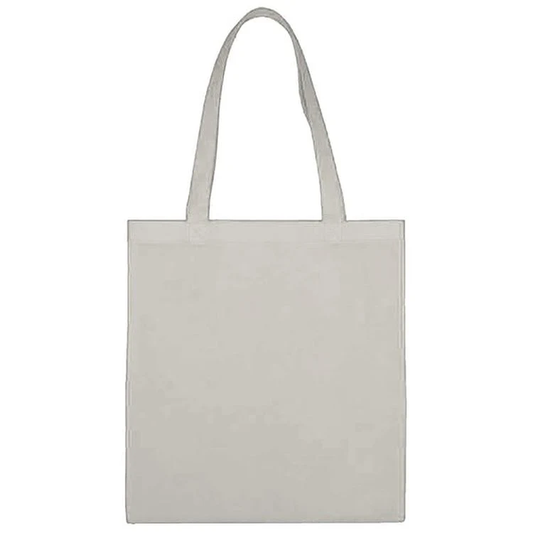 Recycled Shopping Tote - Natural Beige Non-Woven 1