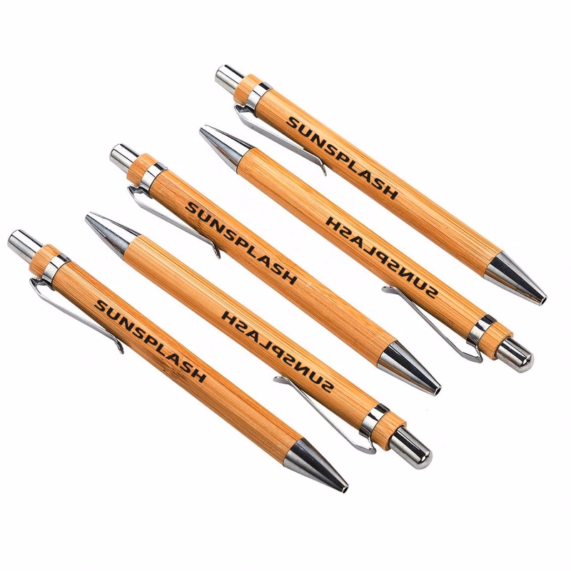High Quality Recycled Bamboo Ballpoint Pen