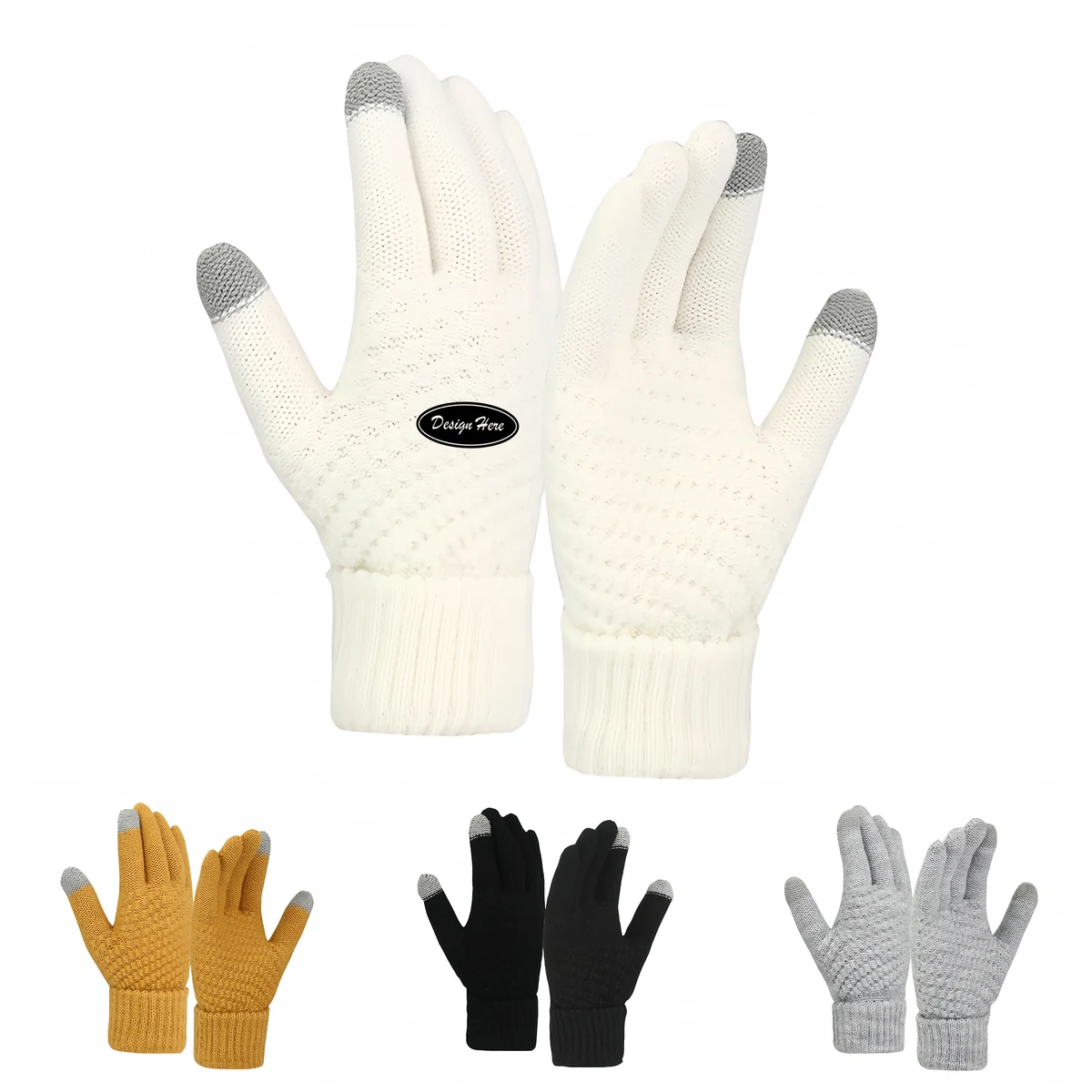 Touchscreen-Compatible Winter Gloves | Cozy & Personalized 1