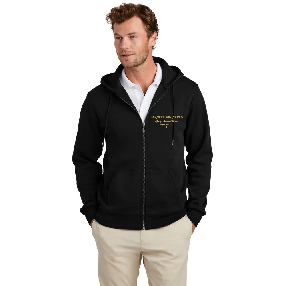Brooks Brothers(R) Double-Knit Full-Zip Hoodie, custom hoodie or sweatshirt with logo imprint 1