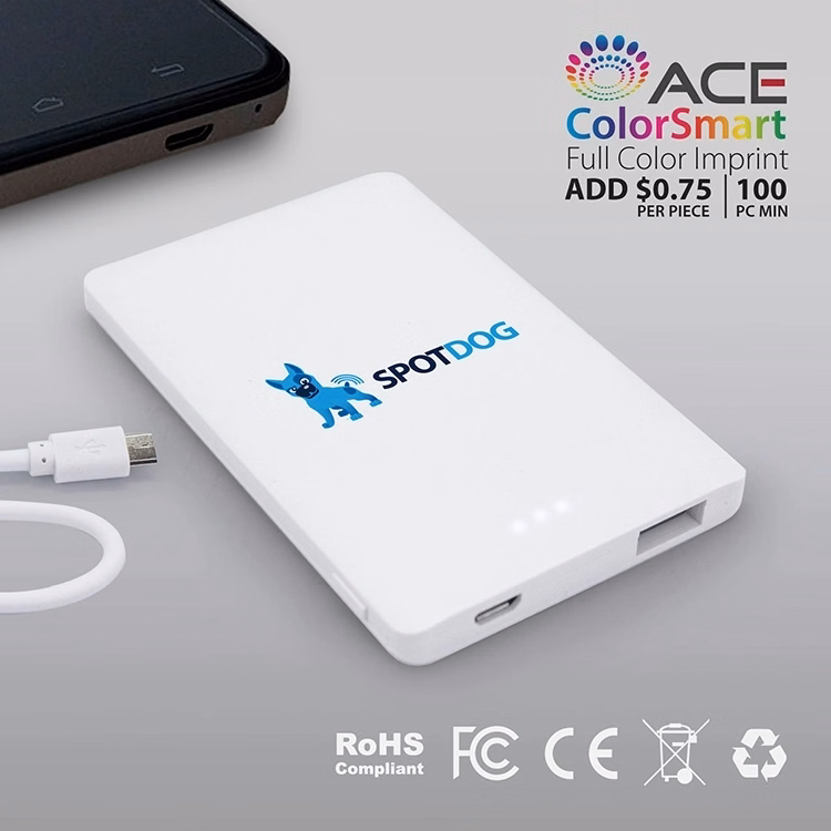 Hanover - 2500 mAh SLIM PORTABLE POWER BANK