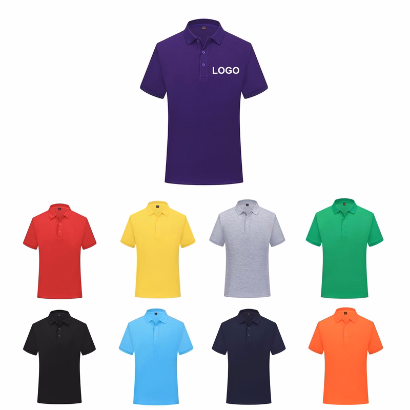 Golf Polo Shirts Quick Dry Short Sleeve Collared Shirt