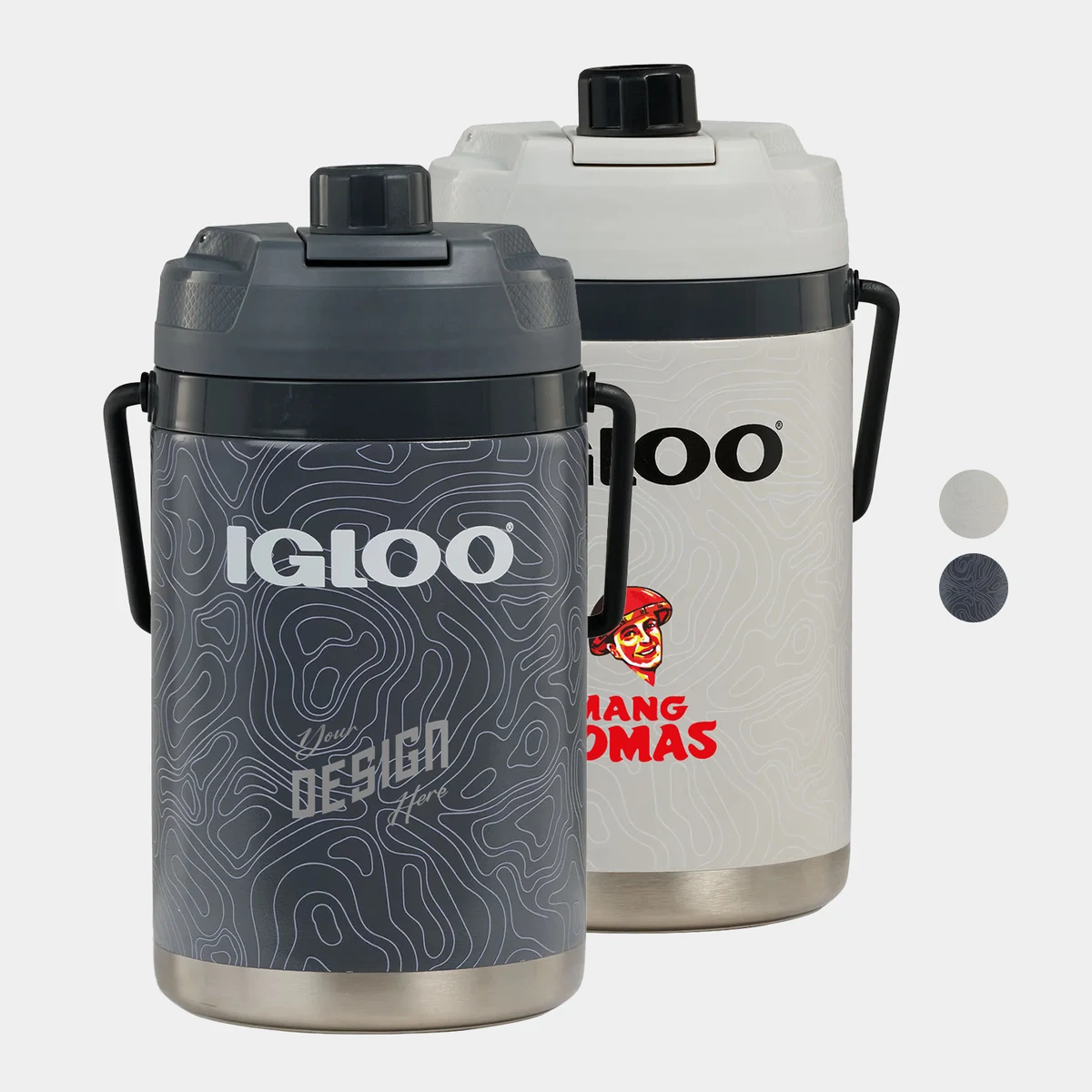 54 oz IGLOO® Trailmate® Stainless Steel Vacuum Insulated Hybrid Jug, custom water bottle with logo imprint 1