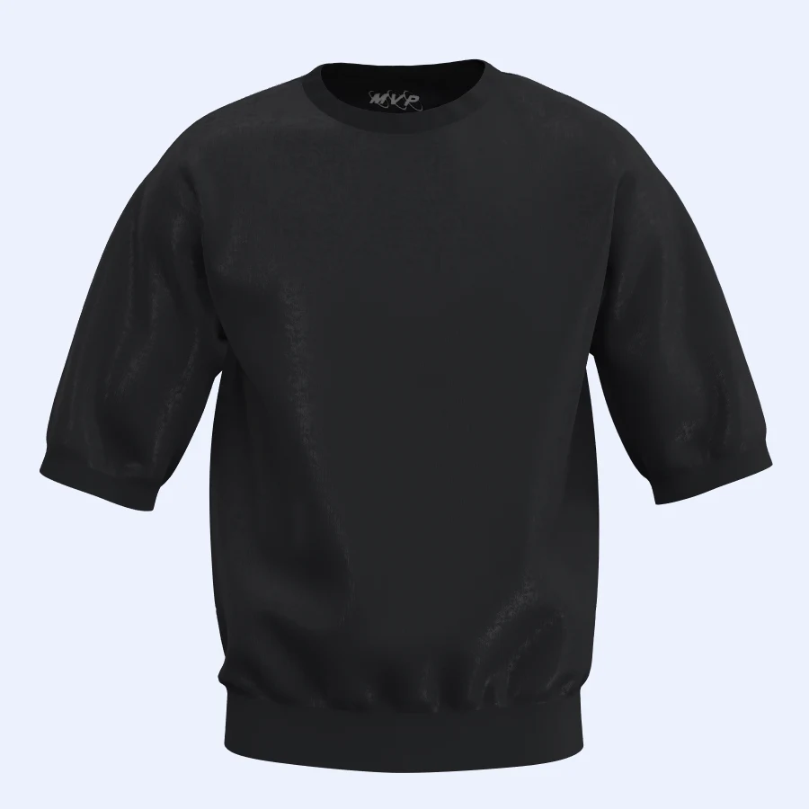 1/2 Sleeve Crewneck Sweatshirt 1
