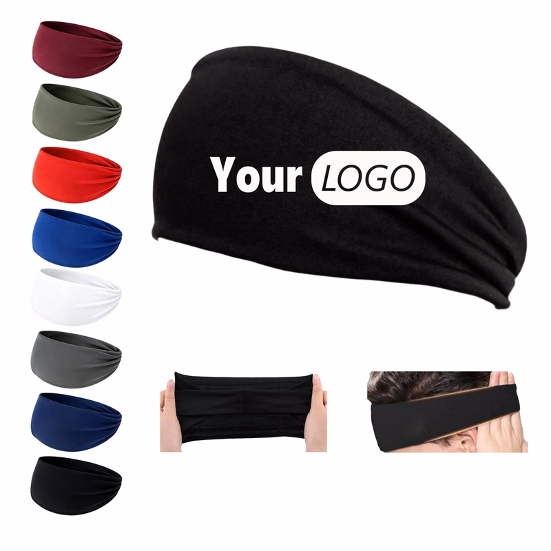 9.4 Inch Moisture Wicking Sports Headband