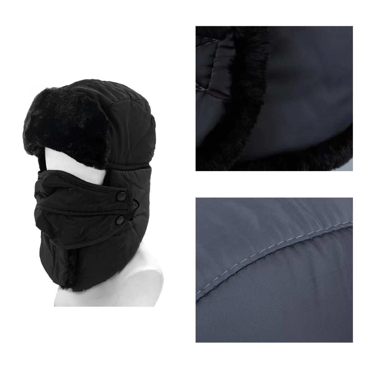 MOQ 10 PCS Comfort - Oriented Thickened And Warm Cycling Cap 1