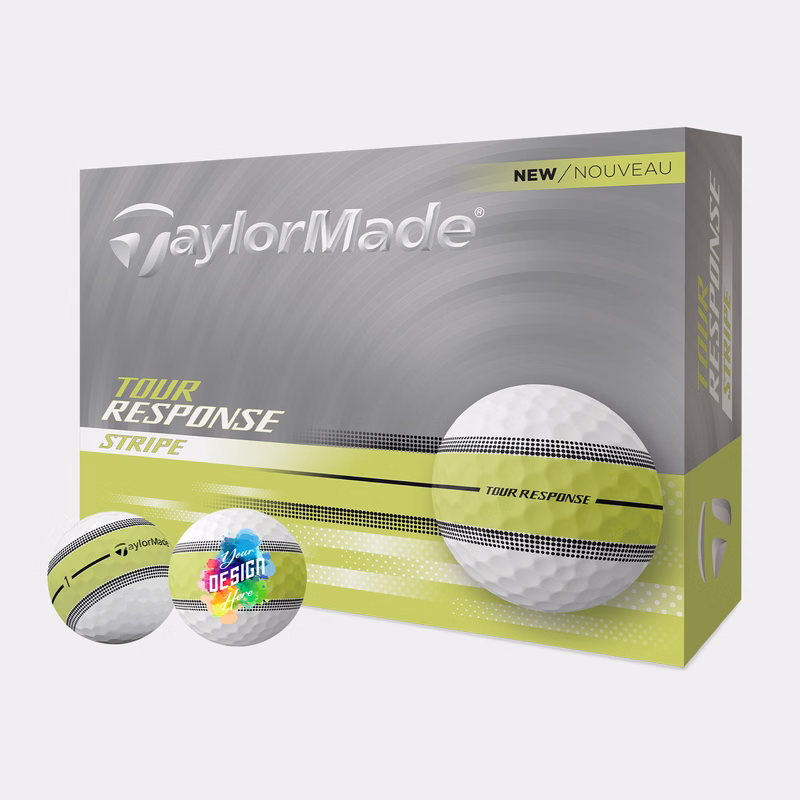 TaylorMade® Tour Response Hi-Vis Stripe Golf Balls