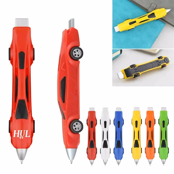 Retractable Car Shape Ballpoint Pen