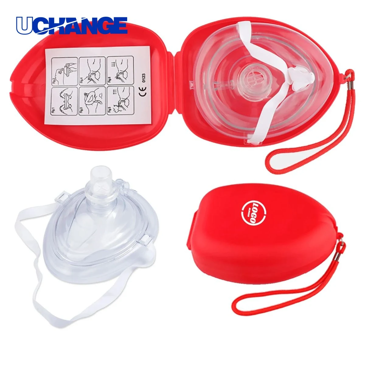 Emergency CPR Mask with Bag Kit 1