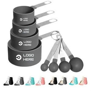 8-Piece Stainless Steel Handle Measuring Spoon 1