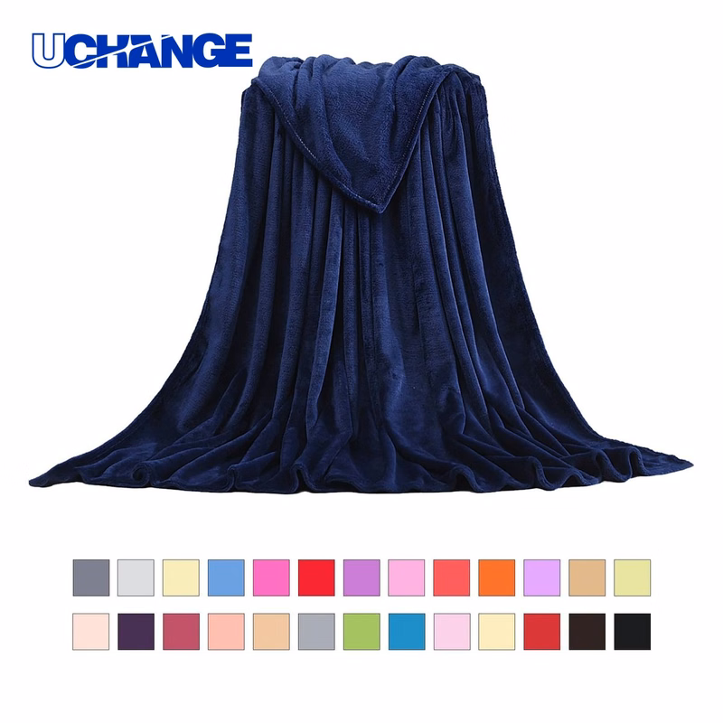 Cozy Fleece Throw Blanket Multiple Sizes Available