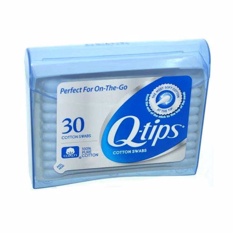 Q-tips Cotton Swabs - 30 Count