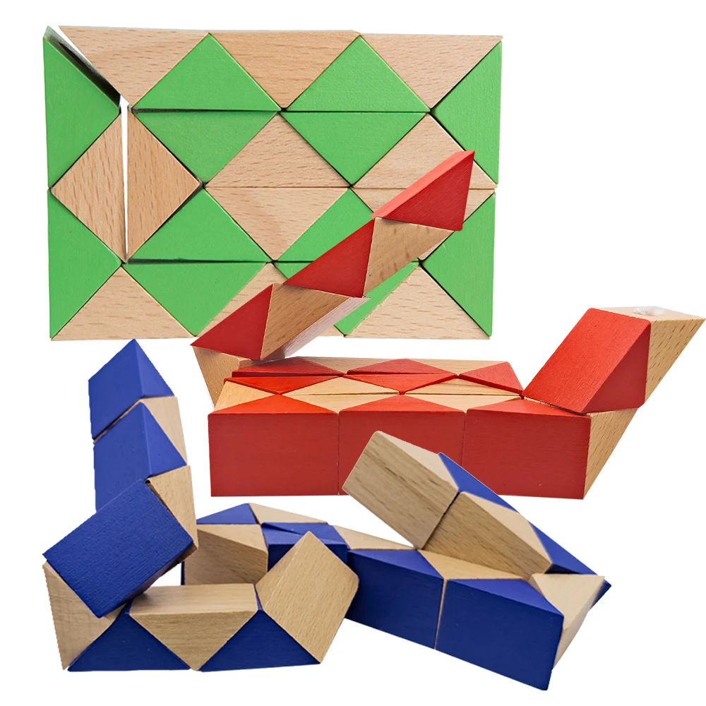 Wooden Snake Puzzle 1